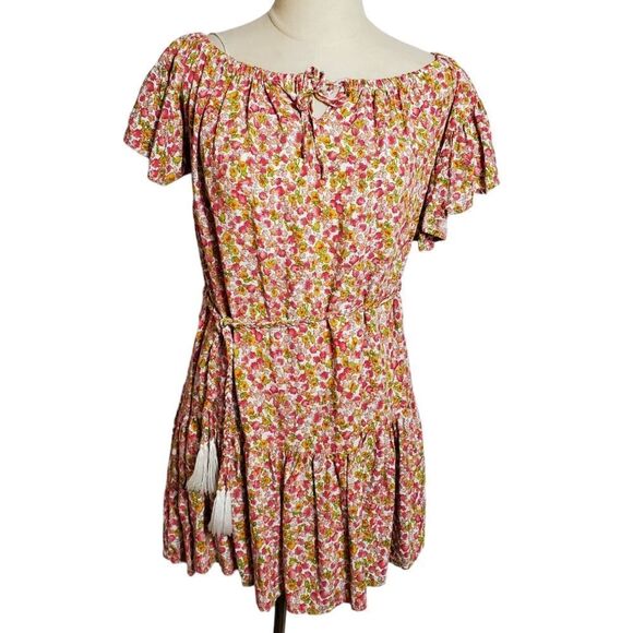 Rachel Zoe Pink Floral Mini Dress NWT - Picture 1 of 7